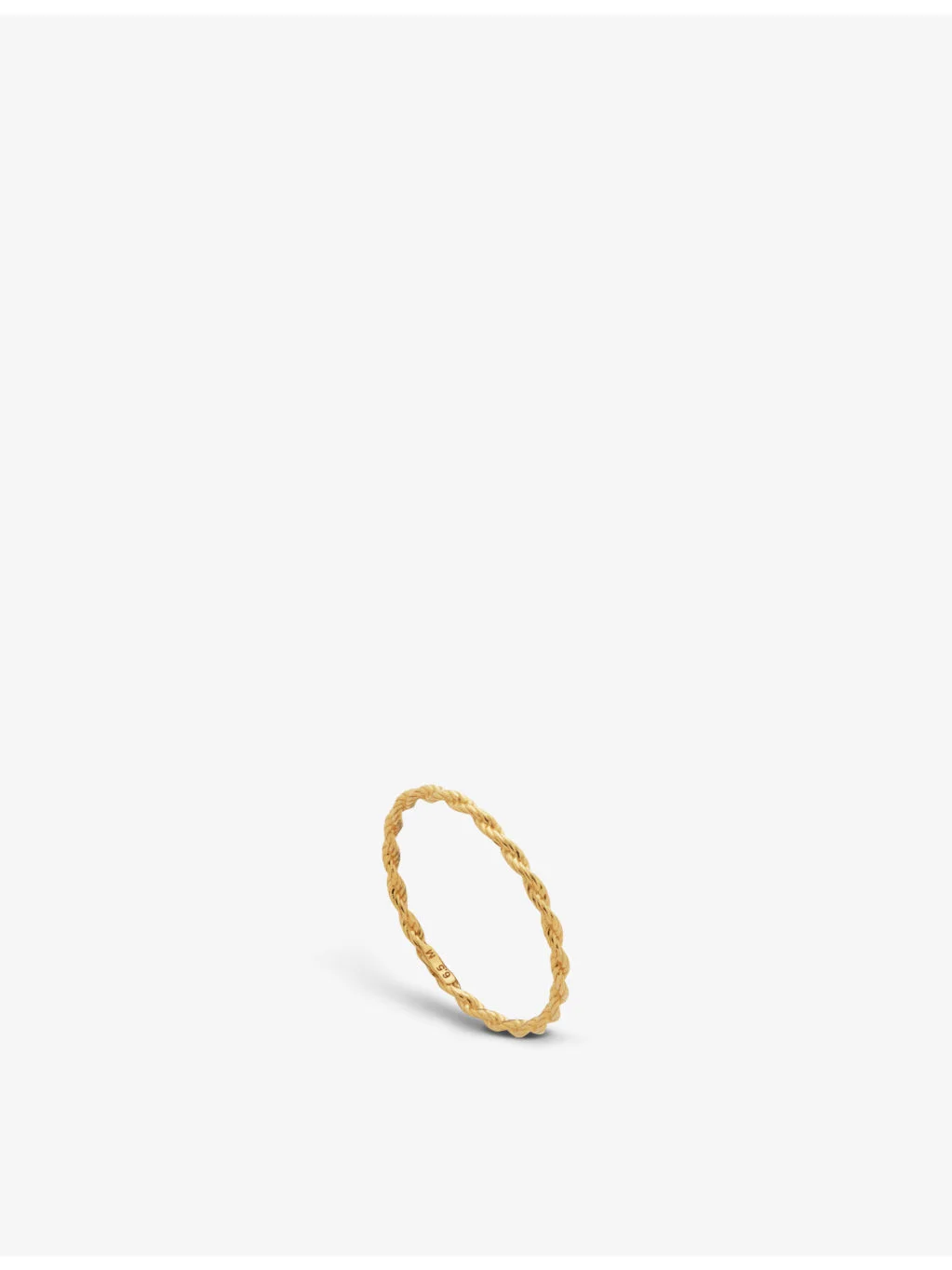 Corda Skinny 18ct yellow gold-plated vermeil sterling-silver ring - 1
