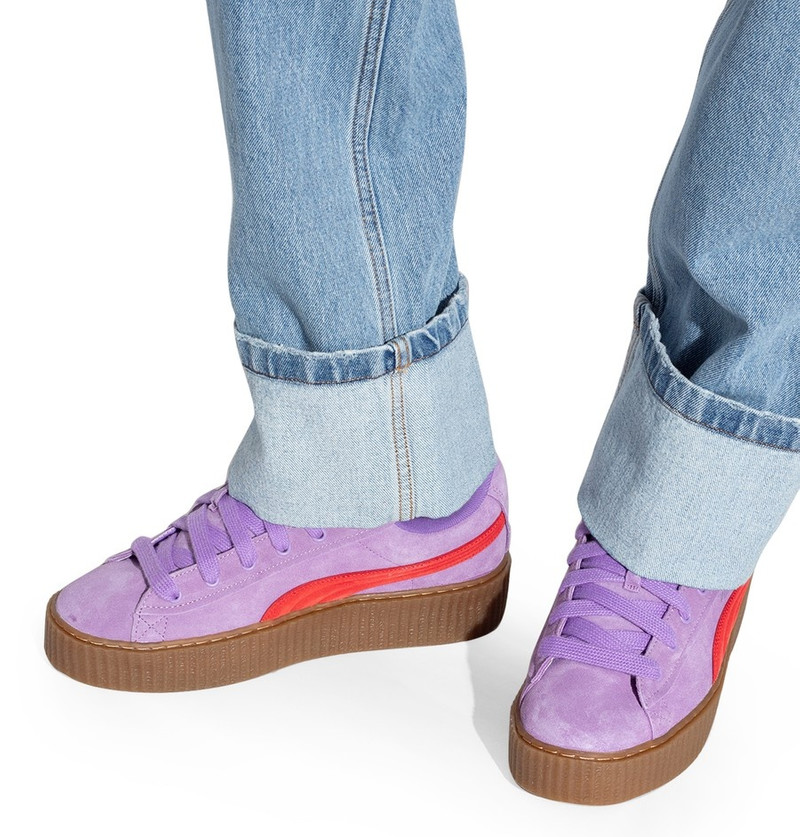 PUMA x Fenty 크리퍼 Phatty 스웨드 스니커 outlook