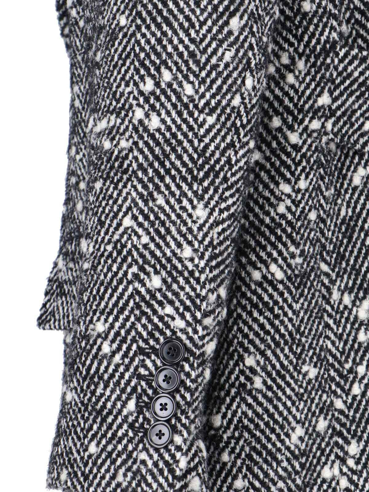 DOUBLE-BREASTED VIRGIN WOOL BLEND COAT - 4