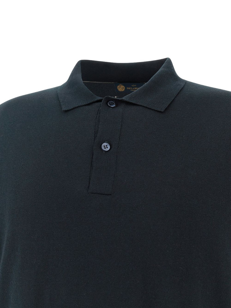 Paul & Shark ribbed polo shirt outlook