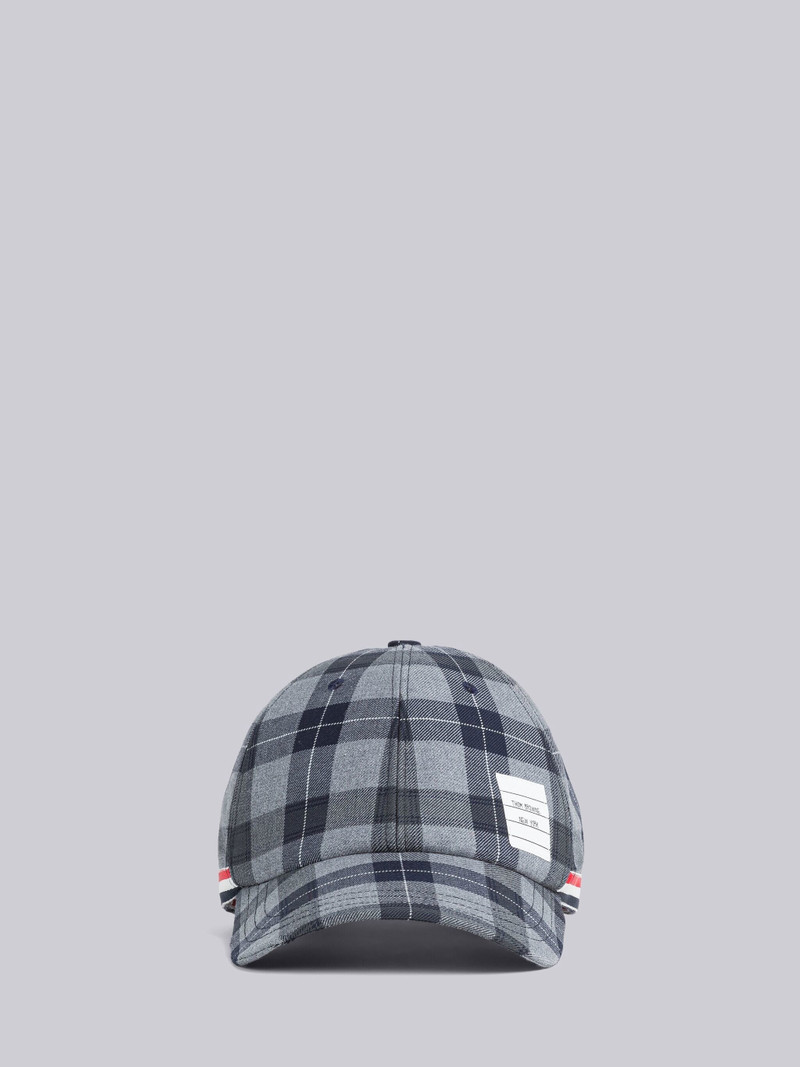 Tartan School Uniform Twill 6-Panel Baseball Cap 1