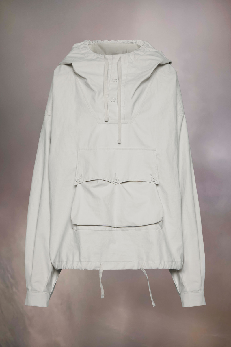 Maison Margiela Waxed Rubber Hooded Windbreaker outlook