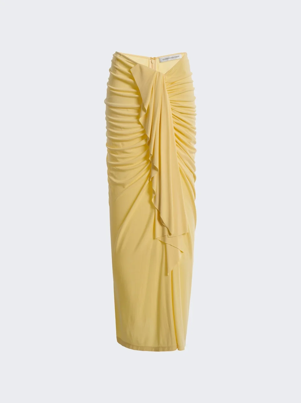 Vivenda Drape Front Skirt Butter - 1
