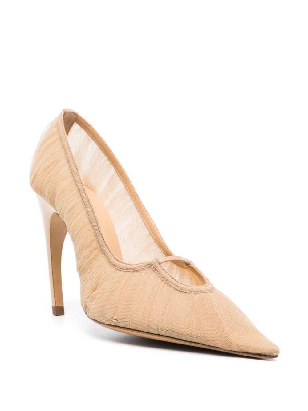 pointed-toe sheer pumps - 2