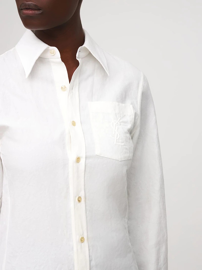 CLASSIC COTTON & LINEN SHIRT - 3