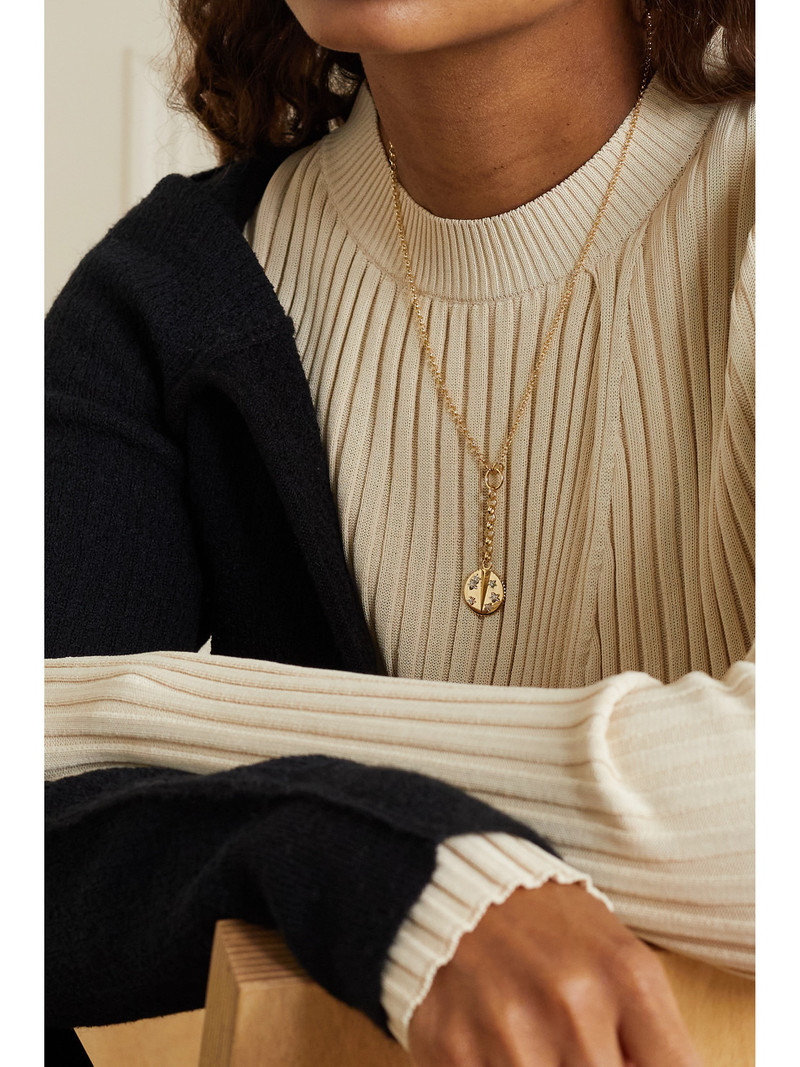 FOUNDRAE + Net Sustain Resilience 18-karat Recycled Gold Diamond Necklace outlook