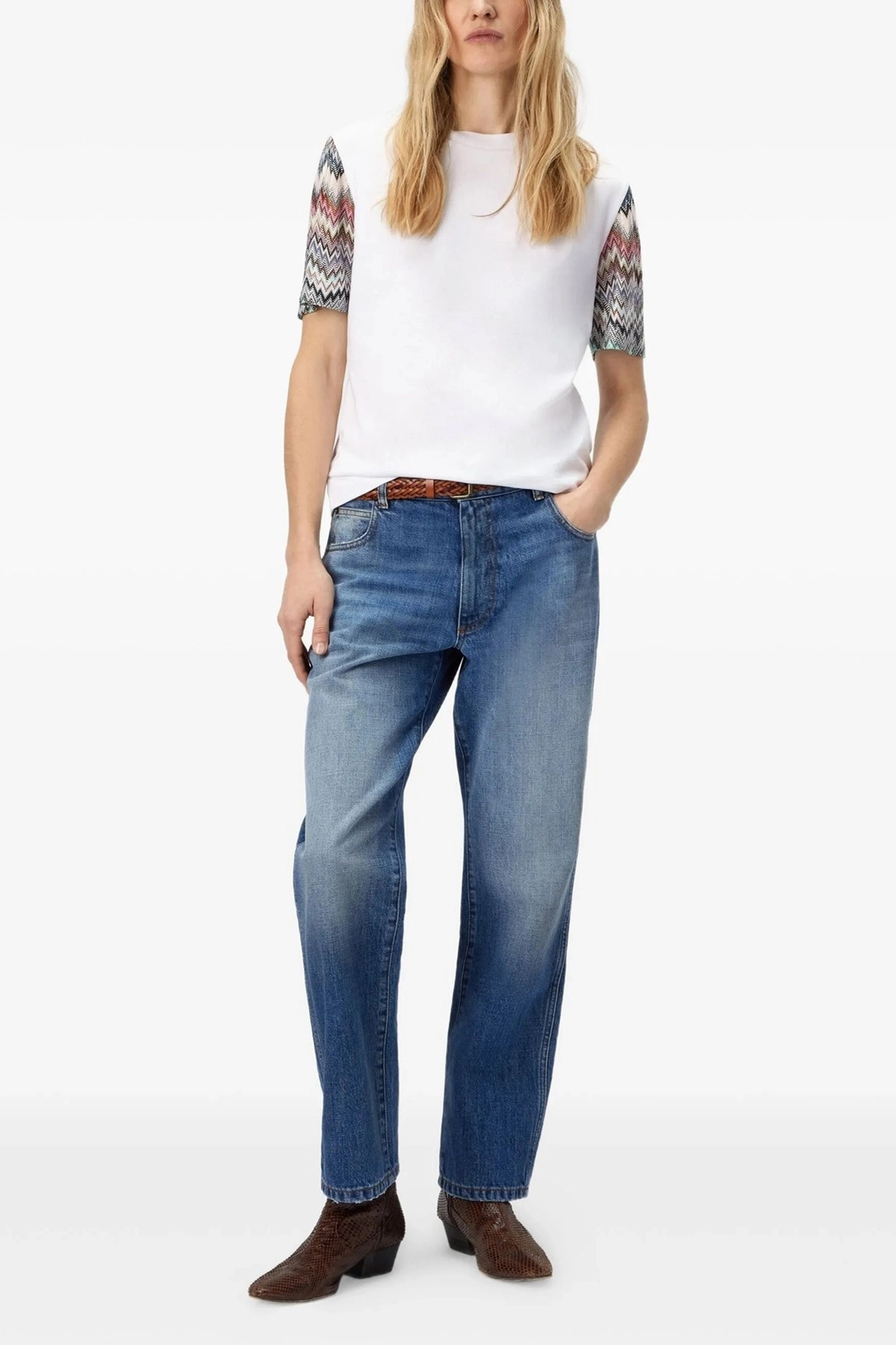 Snake sleeve t-shirt - 2
