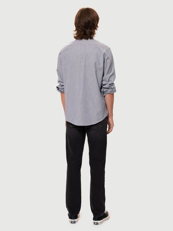 John Button Down Shirt Bluemelange - 4