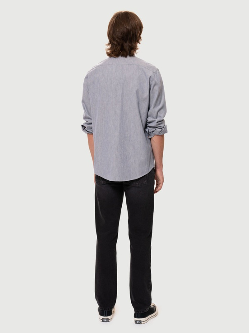 John Button Down Shirt Bluemelange 4