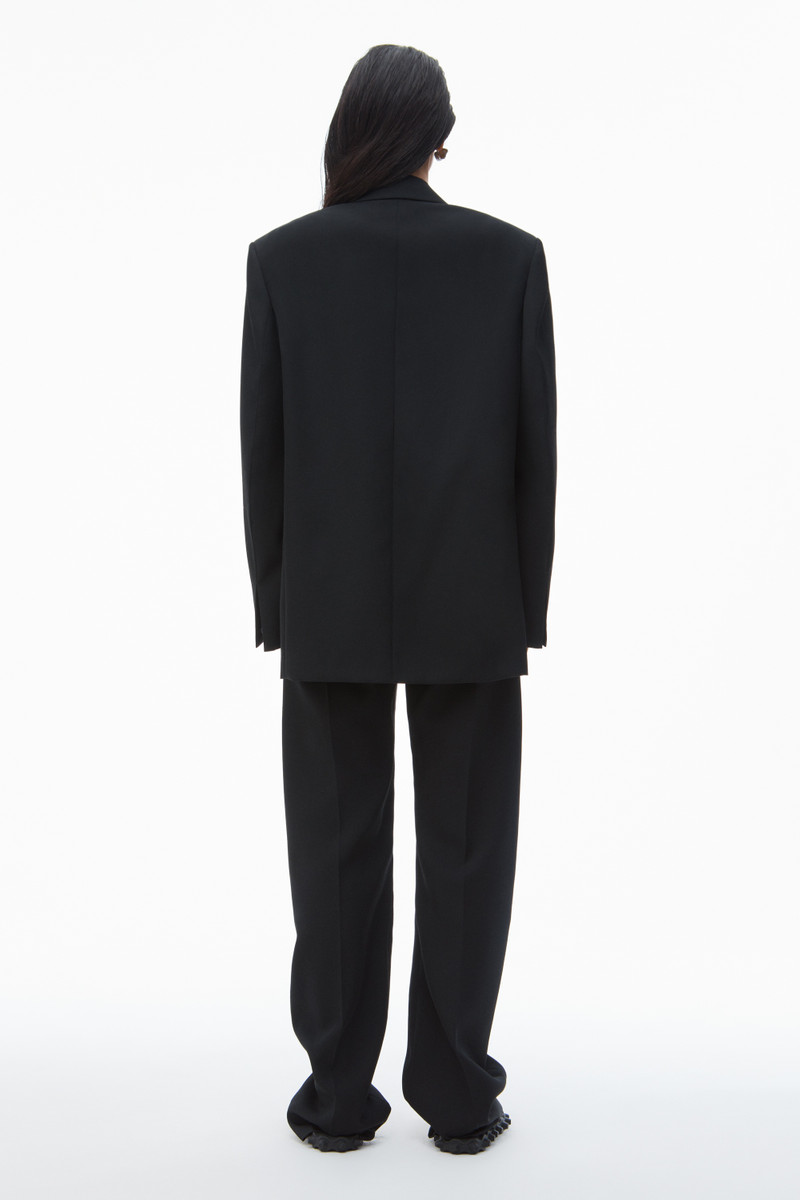 Exaggerated Split Front Boxy Blazer 5