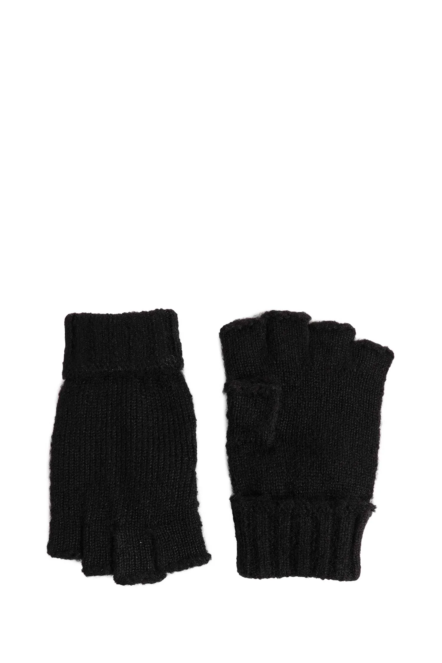 Fingerless Knit Gloves - 1