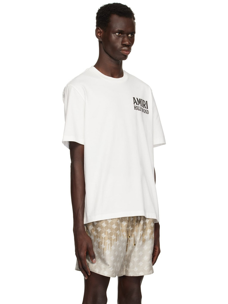 White 'Amiri' Jazz Wolf T-shirt 2
