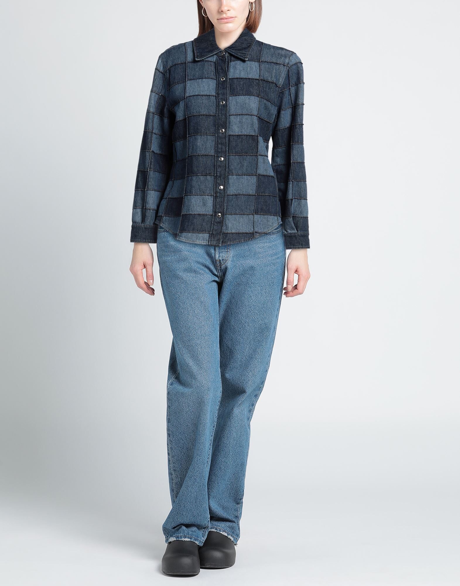 Blue Women's Denim Shirt - 2