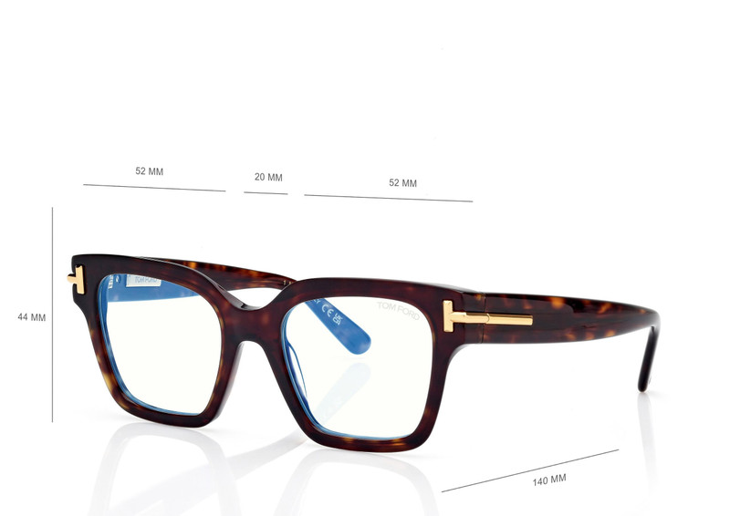 ICON BLUE BLOCK SQUARE OPTICALS 4