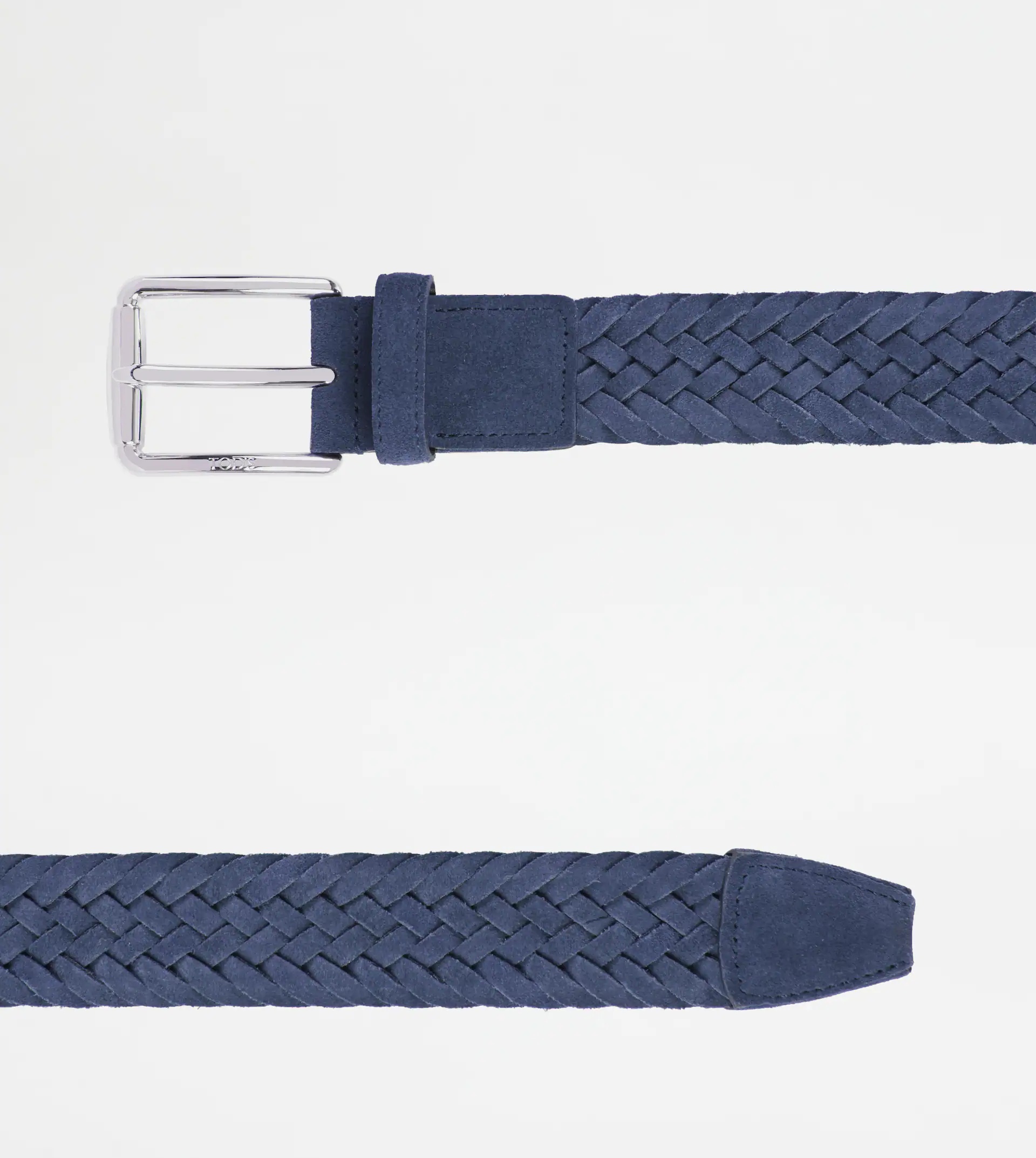 BELT IN SUEDE - BLUE - 2