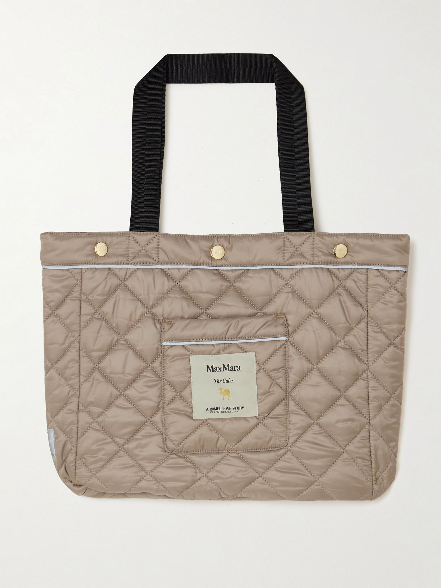 The Cube Susanna quilted shell scarf Beige - 4