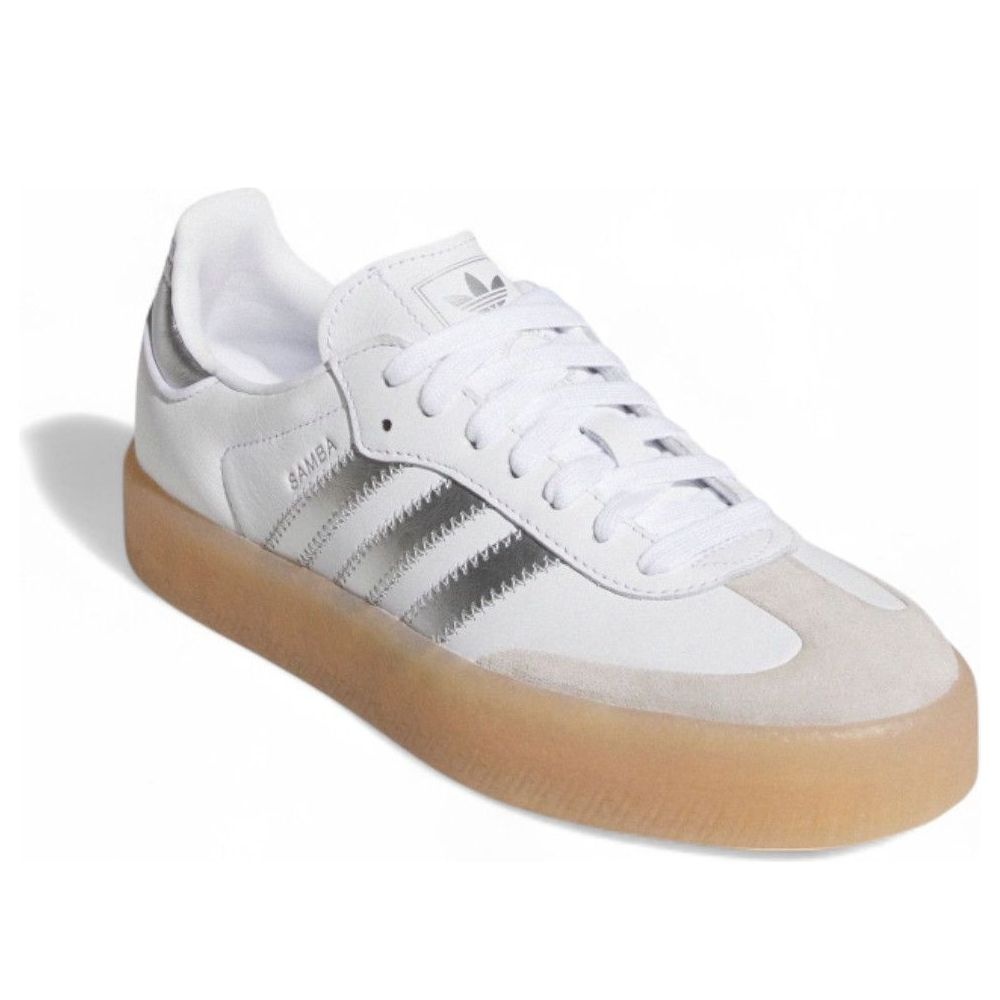 (WMNS) adidas Sambae 'White Silver Gum' JQ8412 - 2