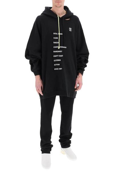 Raf Simons SMILEY DESTROY HOODIE outlook