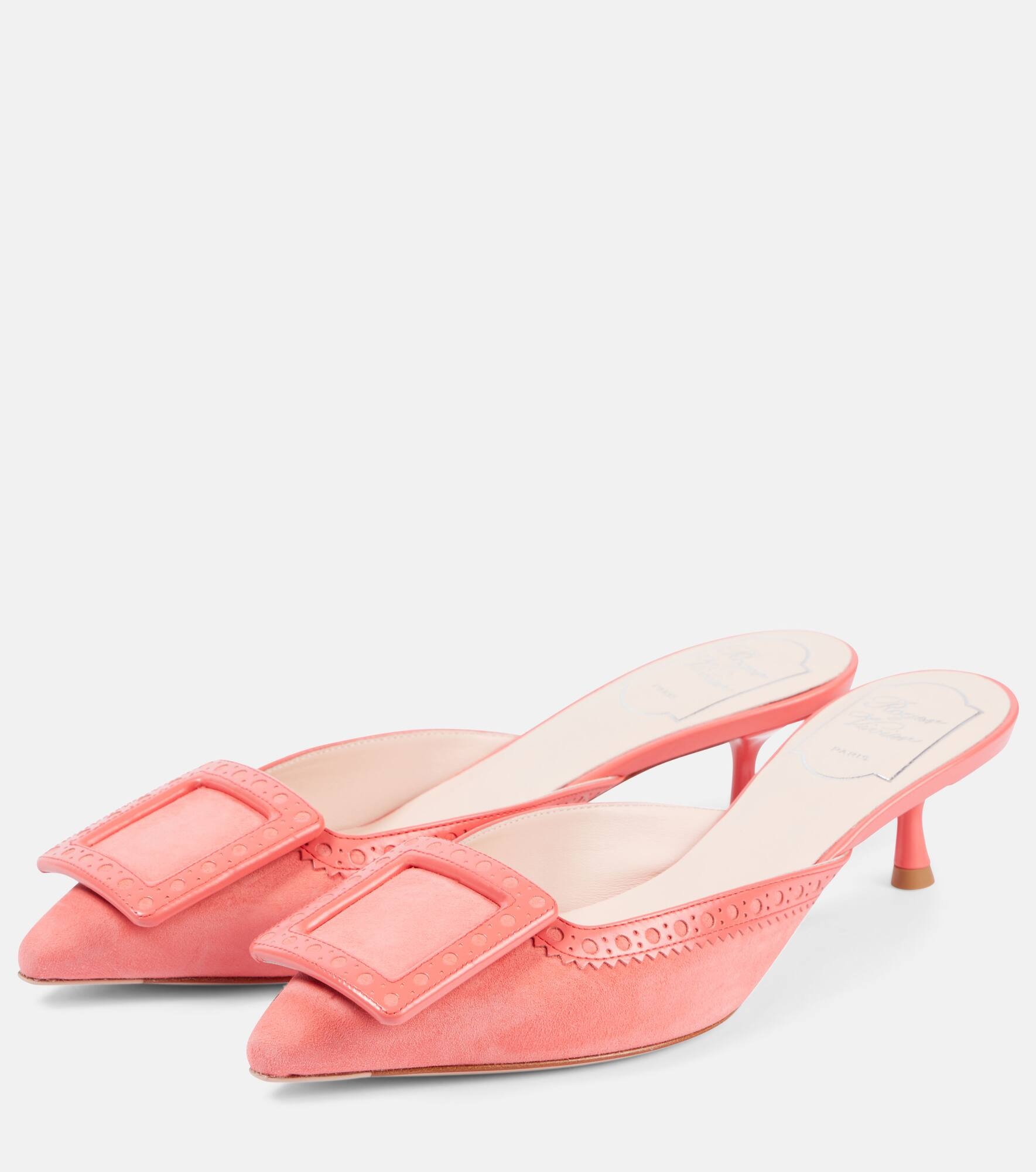 Viv' In The City suede mules - 4
