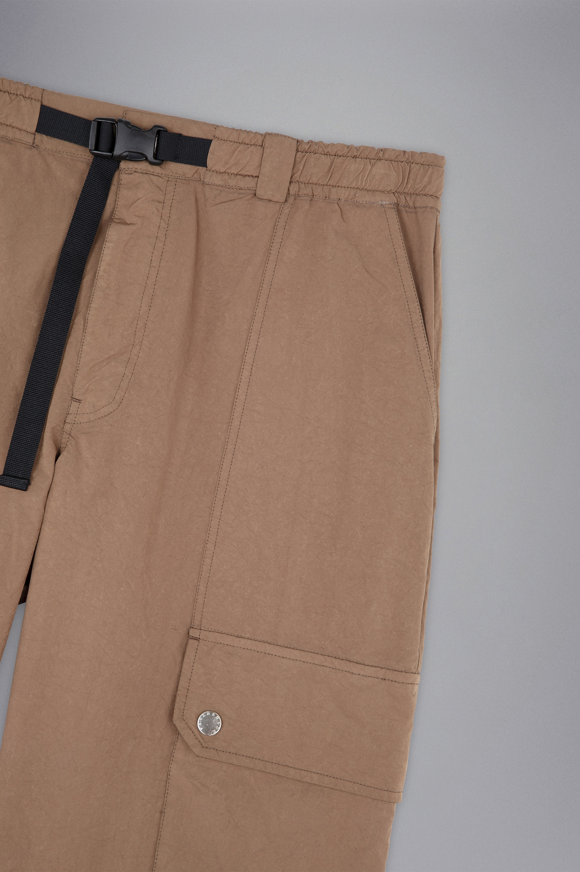 GARMENT DYED CARGO TROUSERS - 5
