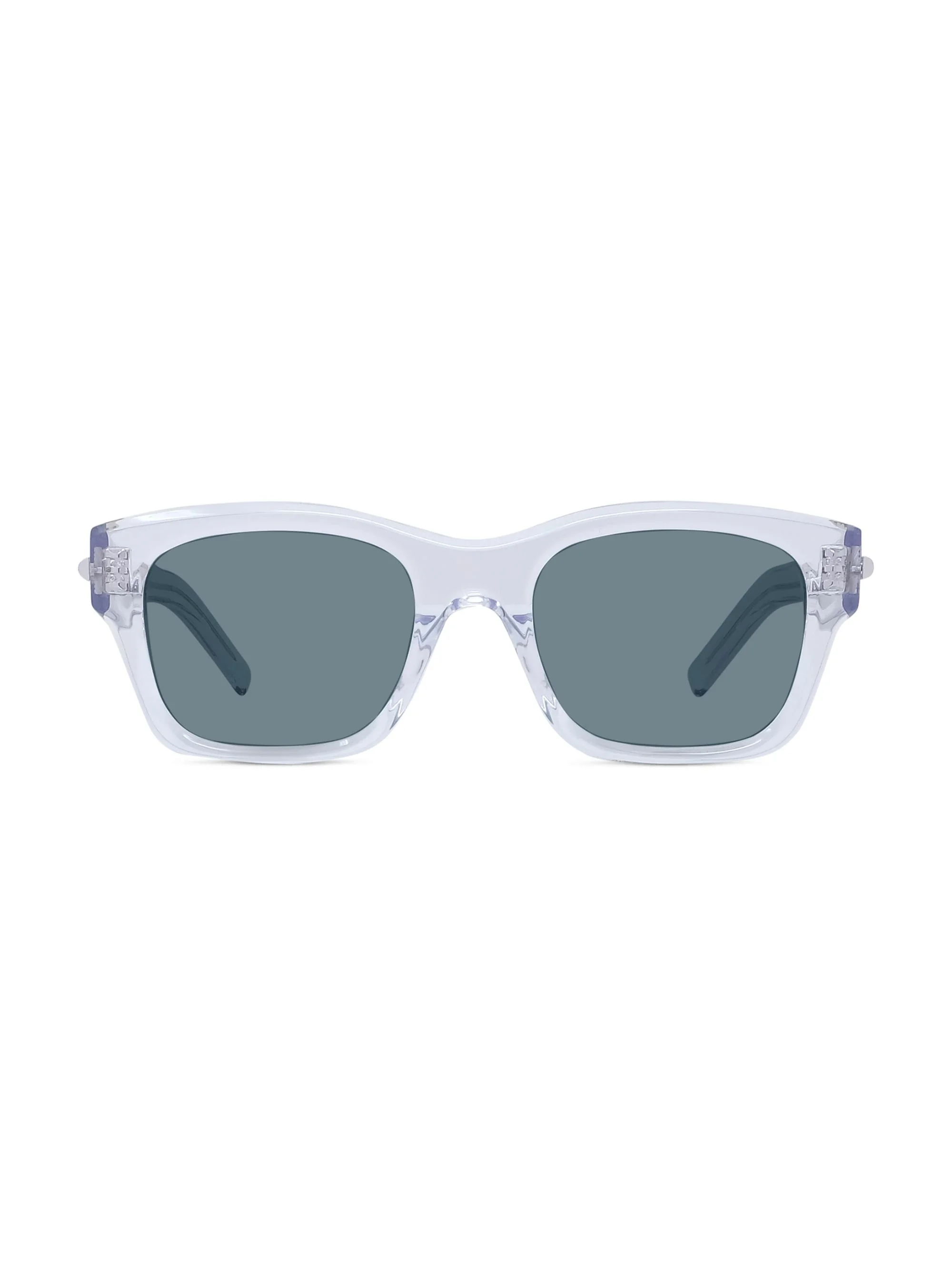 Men's GV One 52MM Rectangular Sunglasses - Crystal - 1