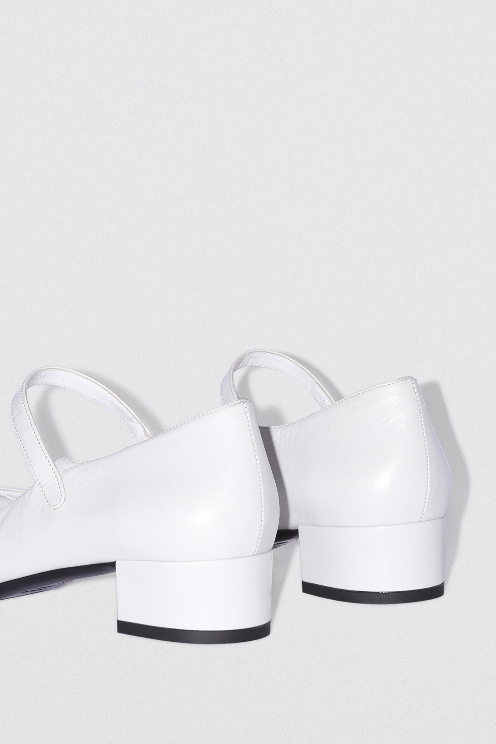 Ginny Burrata Creased Calf Leather Mary Jane Pump - 4