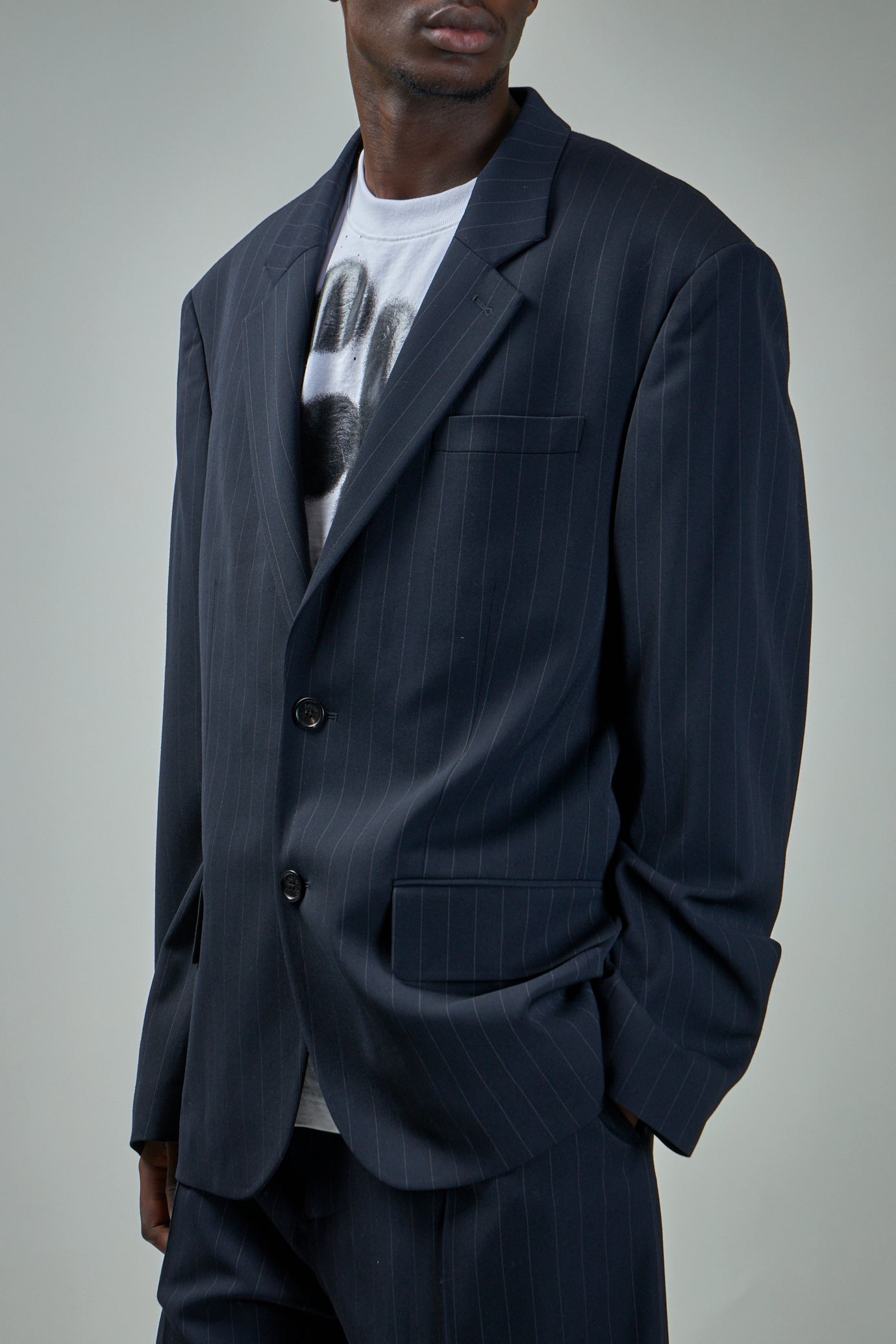 Relaxed Fit Suit Jacket - 4