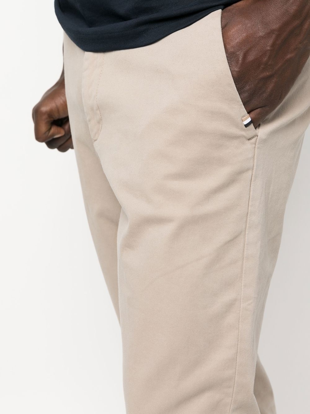 low-rise chino trousers - 5