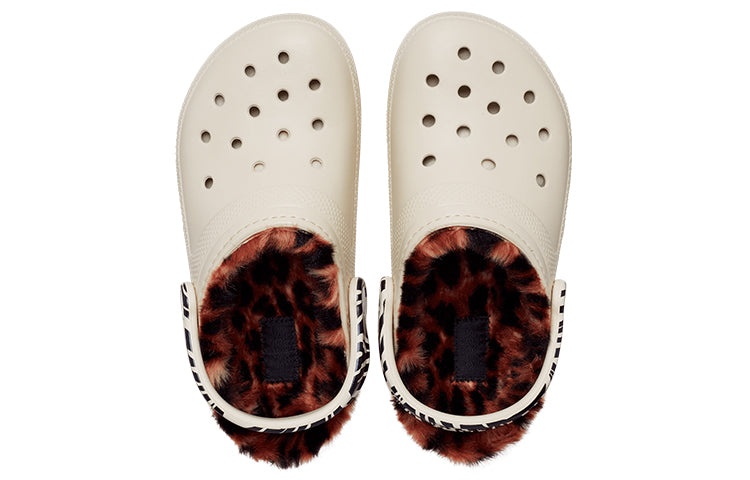 Crocs Classic Lined Animal Remix Clog 'Black' 207842-2Y9 - 6