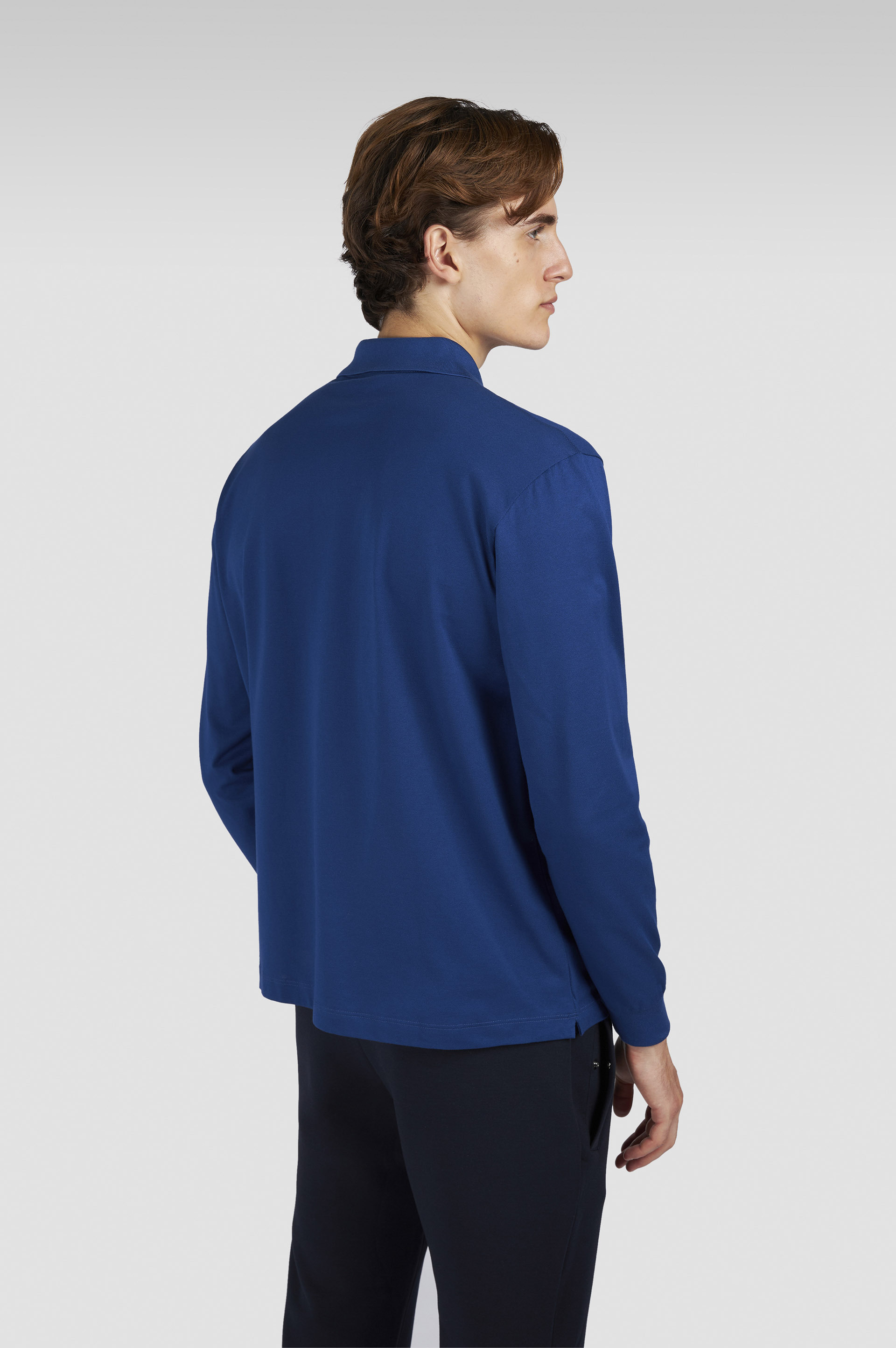 DOUBLE PIQUÉ COTTON POLO - 3