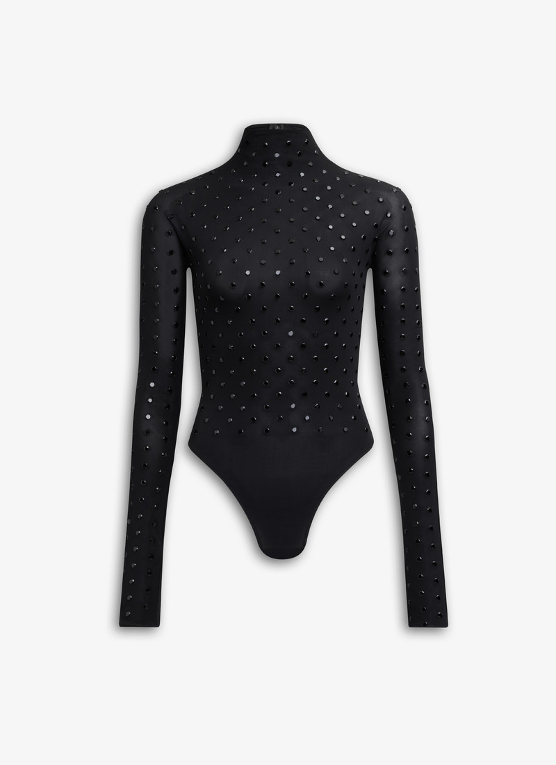 RHINESTONE JERSEY BODYSUIT 1