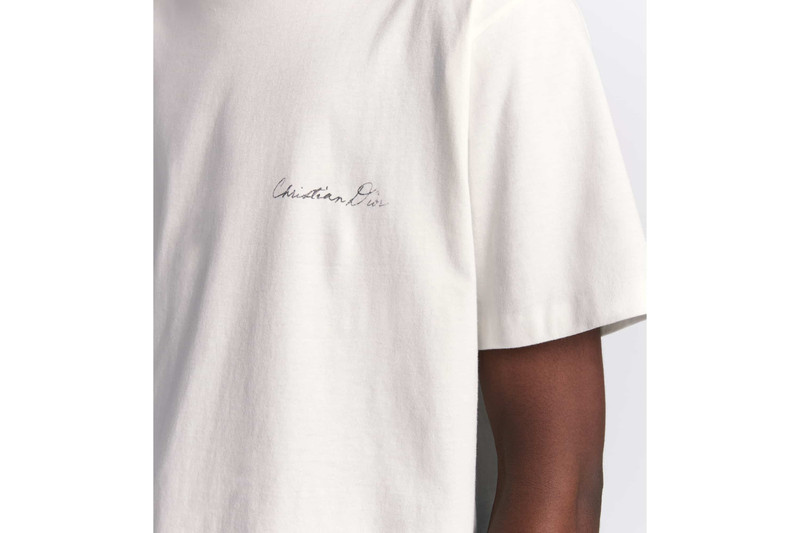 Handwritten Christian Dior Relaxed-Fit T-Shirt 4