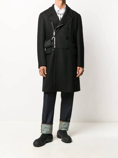 Neil Barrett zip-up long-sleeved coat outlook