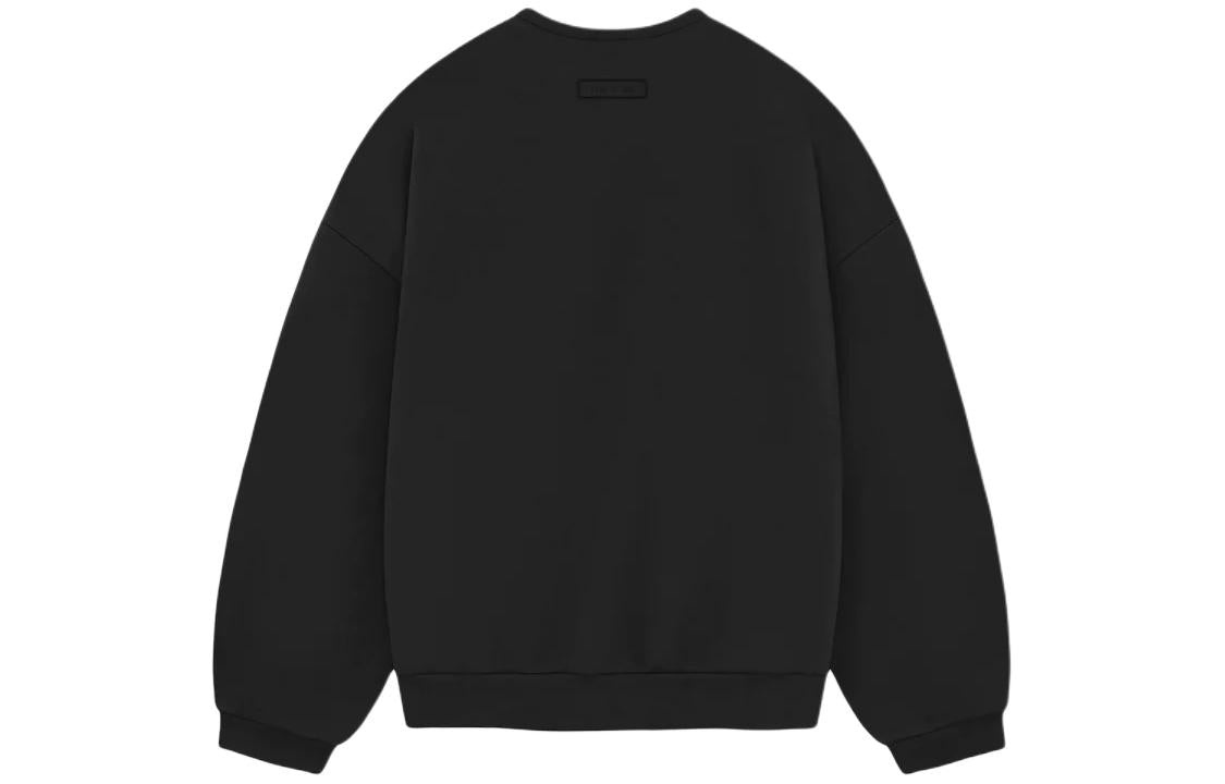 Fear of God Essentials SS24 Crewneck Sweatshirt 'Jet Black' 192SP244684F - 2