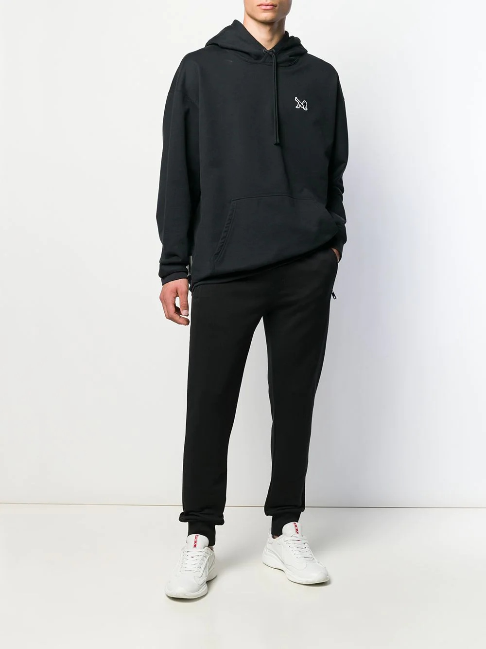 embroidered logo track pants - 2