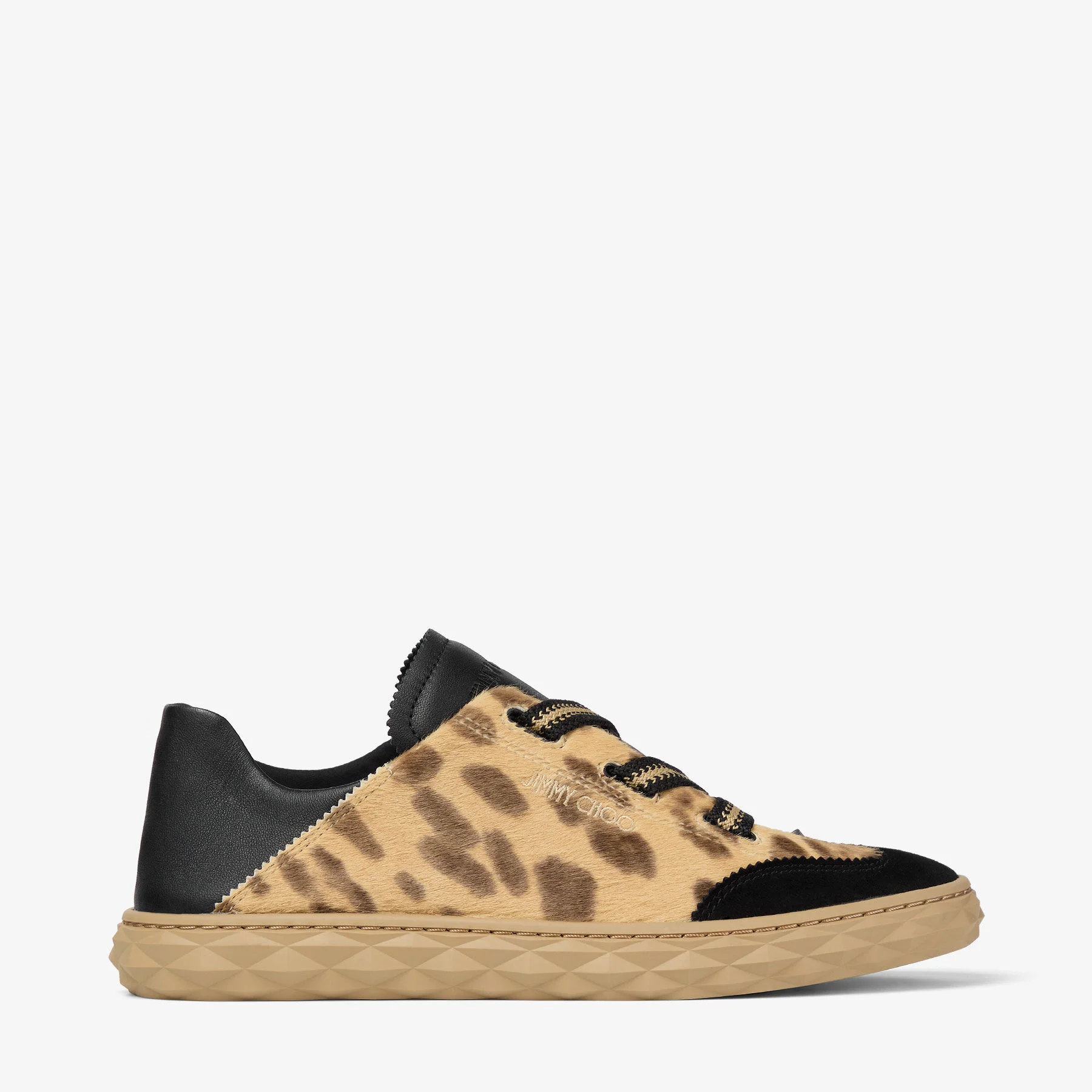 Diamond Light Flex/F
Natural Leopard Print Pony Leather Trainers - 1