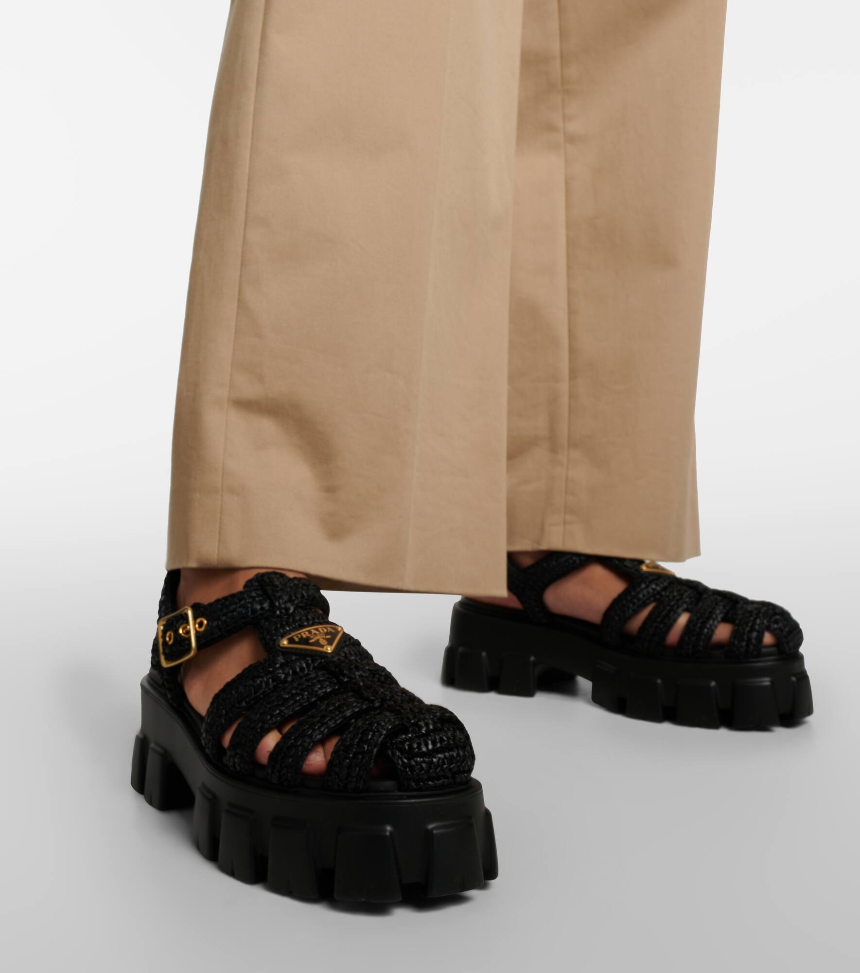 Monolith platform sandals - 4
