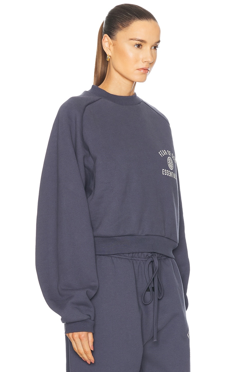Cropped Crewneck Sweatshirt - 2