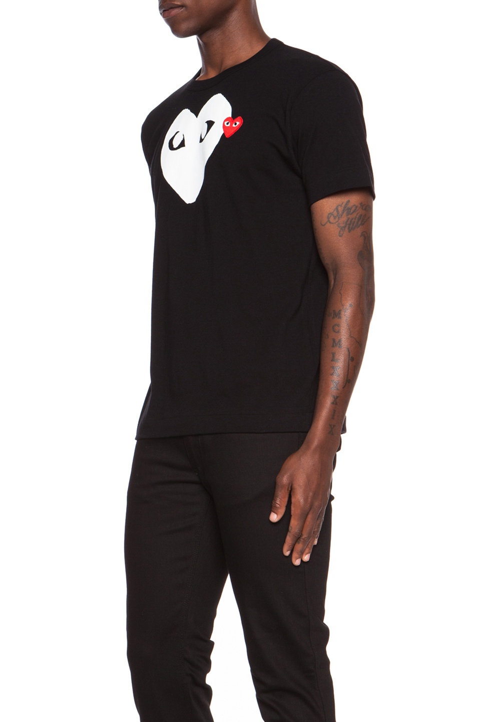 Red Emblem Cotton Tee - 2