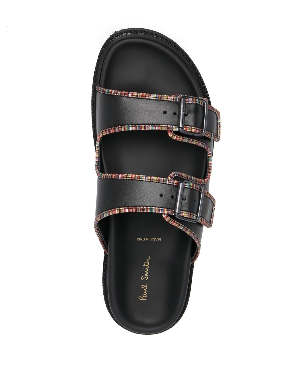 flat leather sandals - 4