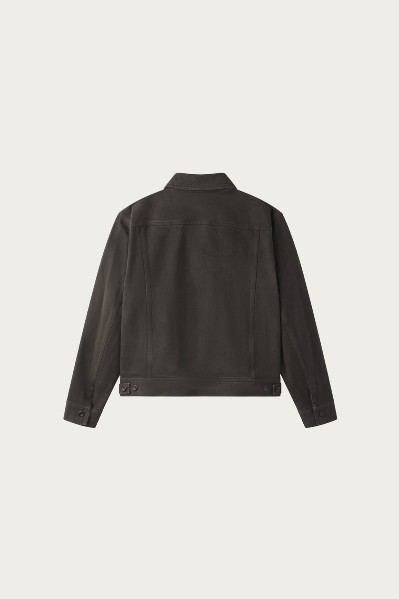 aaron levine Sulphur Dyed Trucker Jacket - Granite outlook