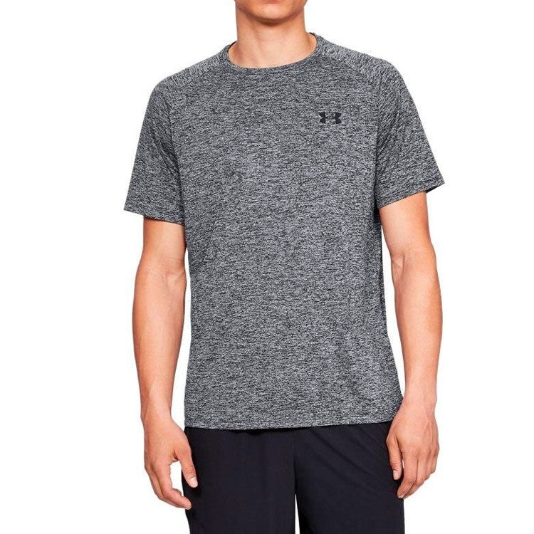 Men's Under Armour Tech 2.0 Training Sports Quick Dry Loose Short Sleeve Gray 1326413-002 - 4