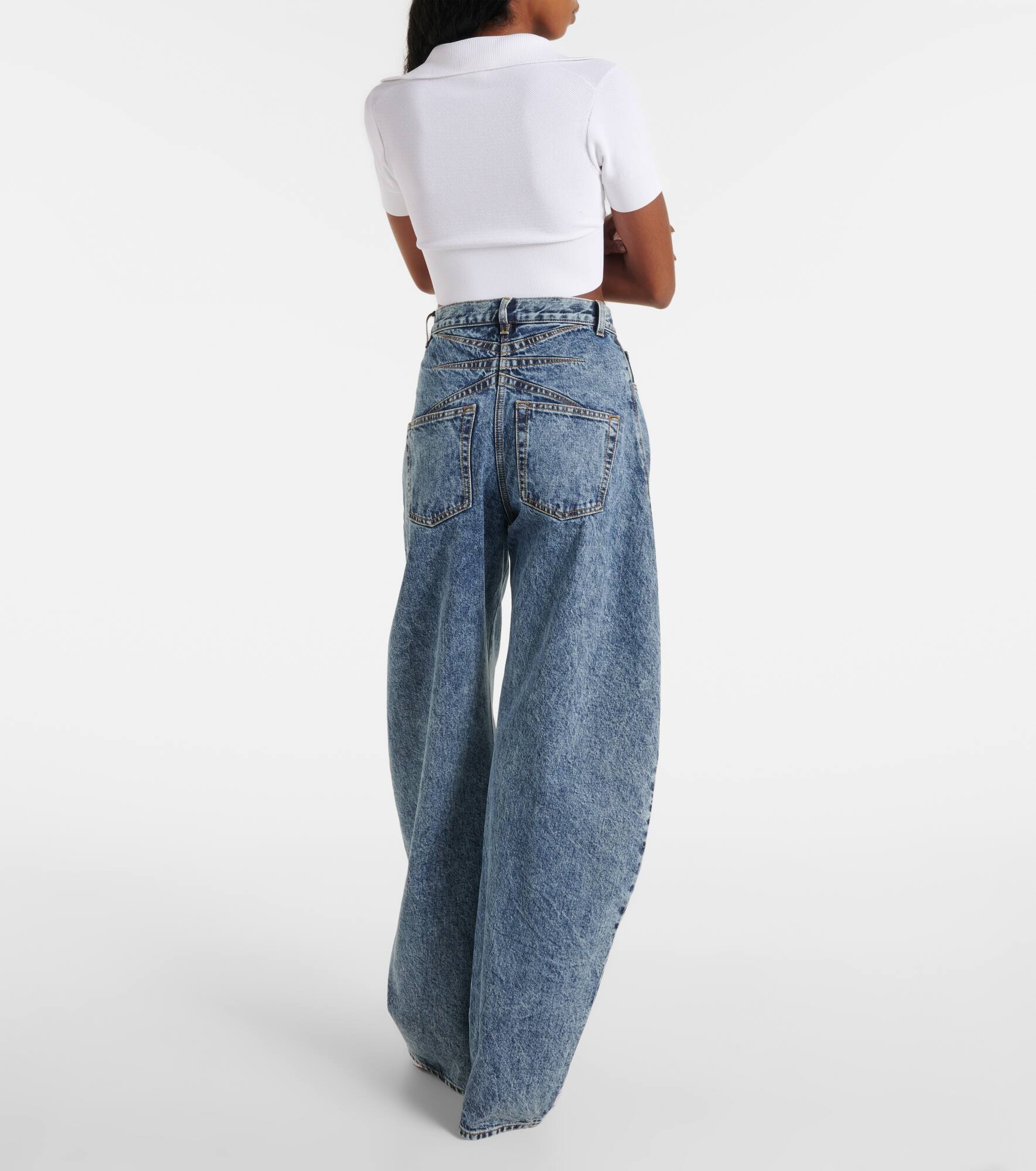 Cropped polo shirt - 3