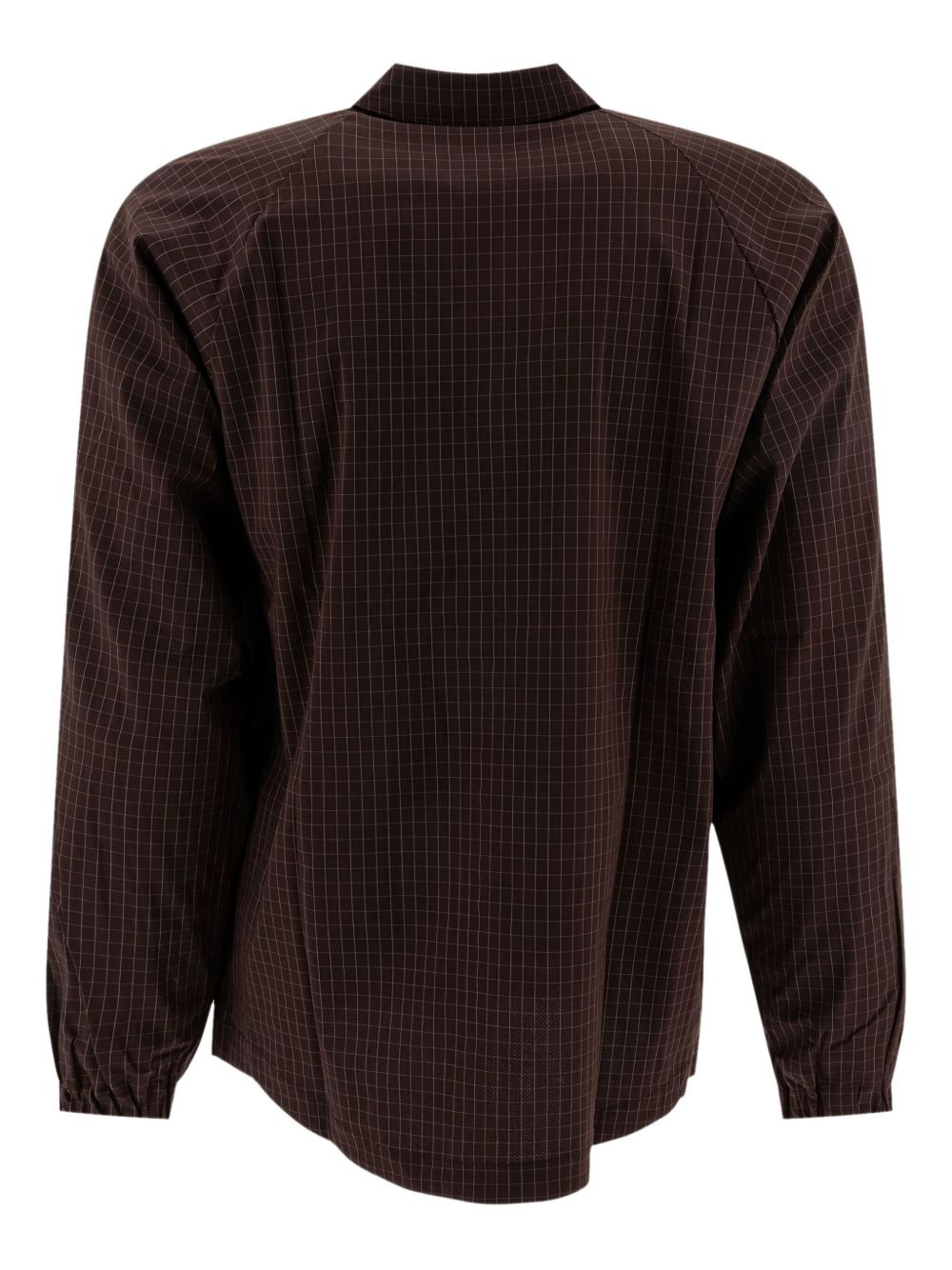 grid-pattern shirt - 2