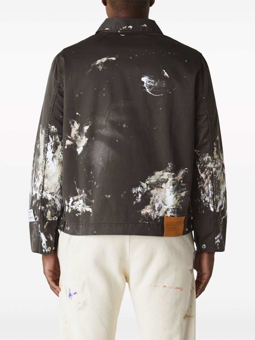 Montecito paint splatter-print jacket - 3