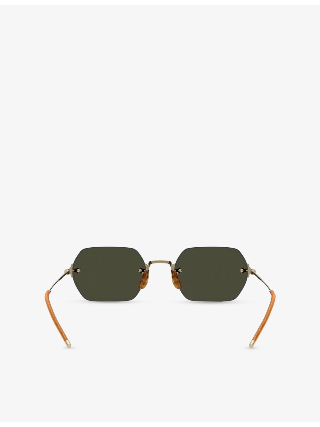 OV1353ST TK13 Rectangle-Frame Metal Sunglasses - 4