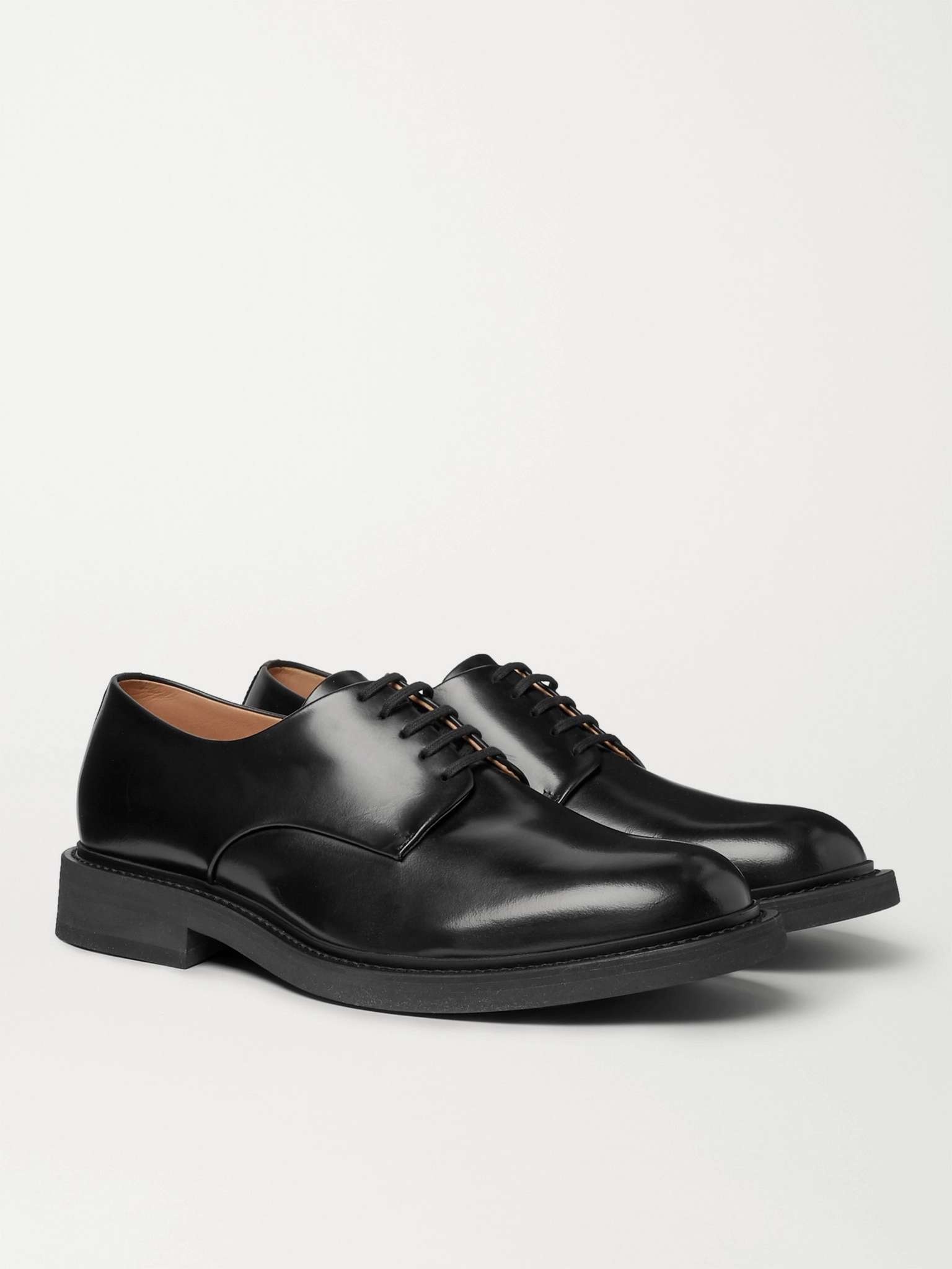 Leather Derby Shoes - 3