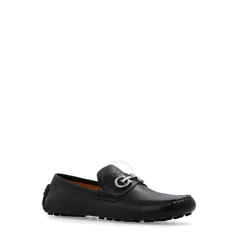 Ferragamo Black Gancini Ornament Driver - 2