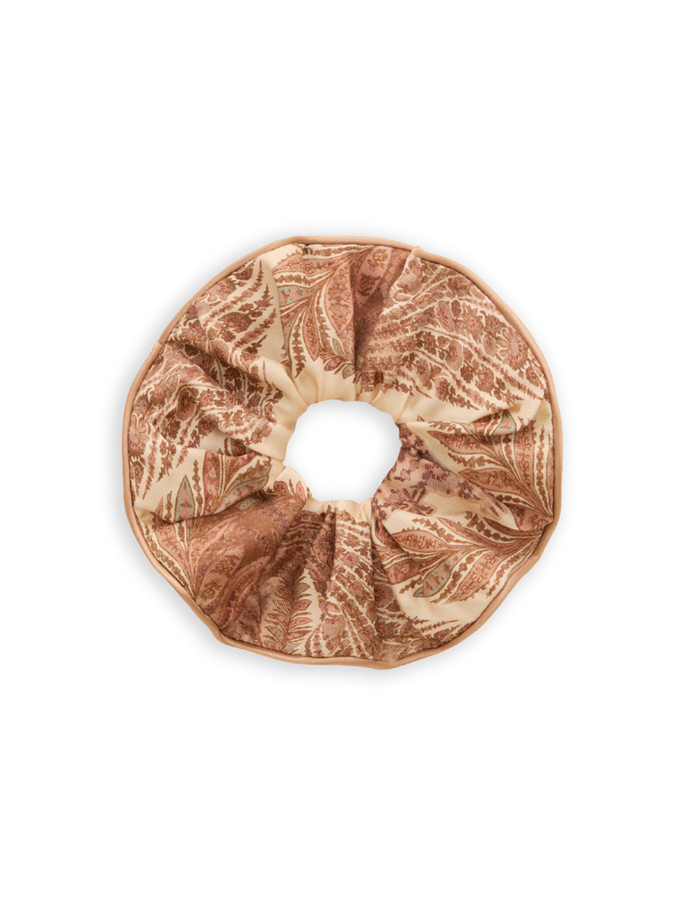 PRINTED SILK SCRUNCHIE - 3