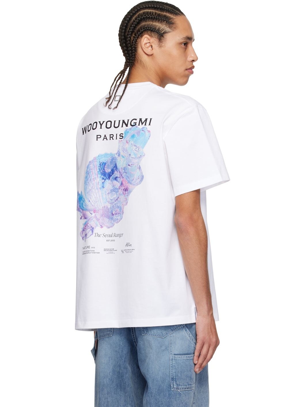 White 3D Coral Back Logo T-shirt - 3